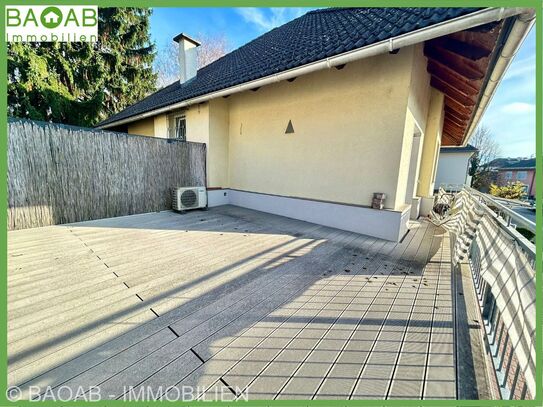 WOHNUNG mit XXL-TERRASSE & BALKON | TOP AUSSTATTUNG | 1.OG | CARPORT & STELLPLATZ