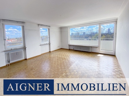 AIGNER - Bergblick über die Dächer Münchens: 4-Zimmer-Wohnung mit großem Südbalkon