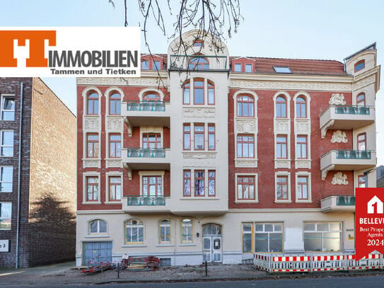 TT bietet an: Modern möblierte 2-Zimmer-Wohnung mit Balkon in zentraler Lage von Wilhelmshaven!