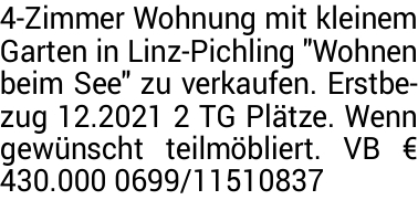 4-Zimmer Eigentumswohnung in Linz (4020)