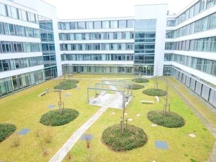 Dynamischer Business-Campus mit Ideen