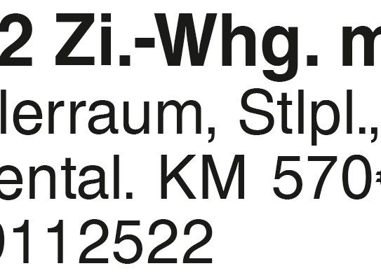 Schöne 2 Zi.-Whg