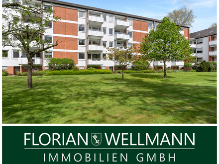 Bremen - Riensberg | Gut geschnittene 3-Zimmer-Etagenwohnung in ruhiger Wohngegend mit Balkon und Garage