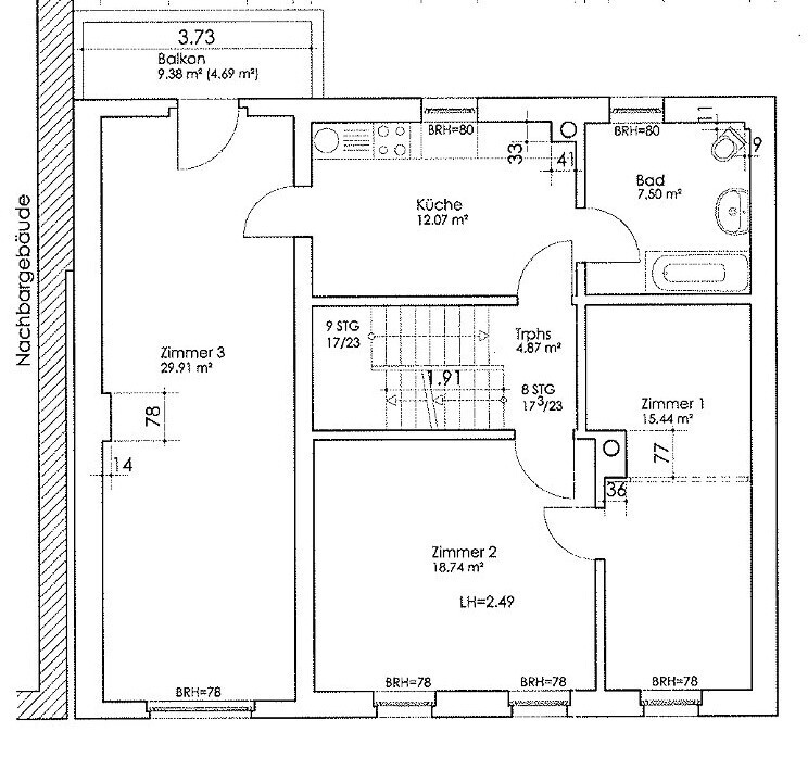 Vermietetes 4-Parteienhaus mit Garten und Nebengebäude in ruhiger Lage – 64372 Ober-Ramstadt, 64372 Ober-Ramstadt – Vorschaubild 27