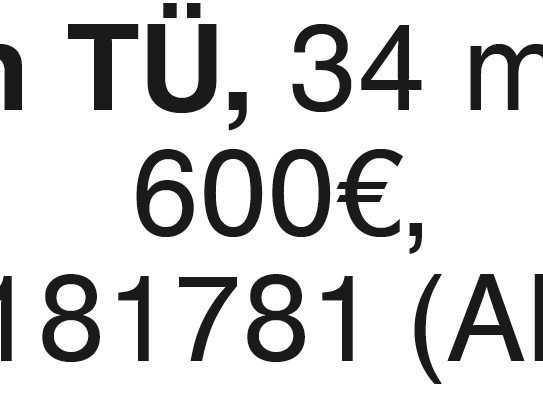 1-Zi.-Whg. in TÜ