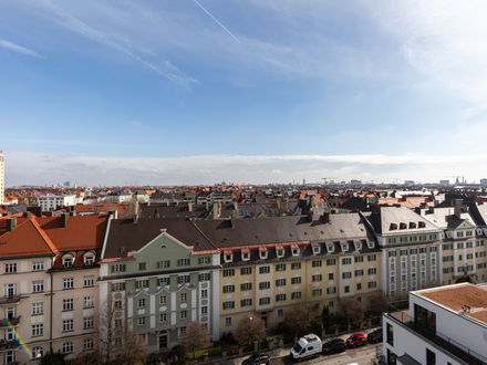 Über den Dächern Münchens: Charmante 1-Zimmer Wohnung in zentraler Lage