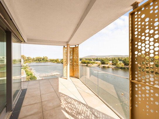 1. Reihe am Wasser - 85m2 Balkon! YOUR PLACE TO BE - 365 Tage wie im Urlaub