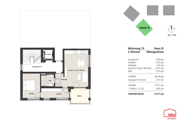 Wohnung 13 - 1. OG Haus D