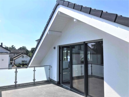 NEUBAU ist FERTIG: Für Dachgeschoss - Liebhaber. 20m² LOGGIA uvm.
