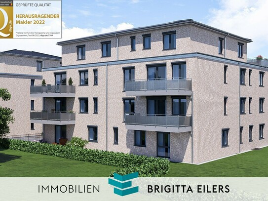 NEUBAU: Moderne 3-Zimmer-Wohnung mit Gäste-WC, Duschbad & Süd-Balkon, Tiefgaragen-Stellplatz möglich