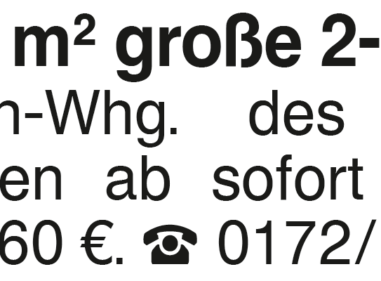 Helle, 81 m2 große 2-Zi.