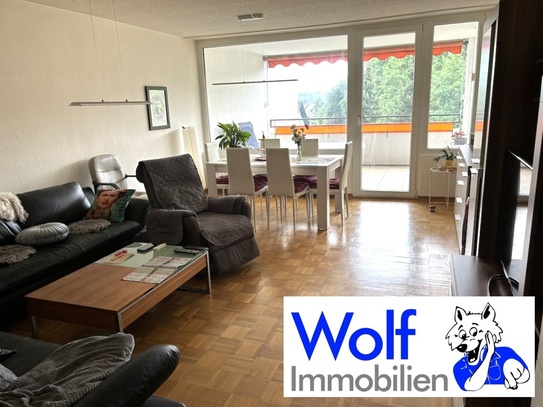 Großzügige 3-4 Zimmerwohnung mit großer Loggia und Tiefgarage !