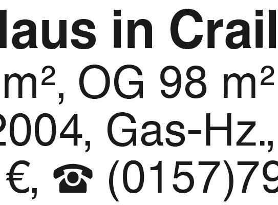 2-Fam. Haus in Crailsheim