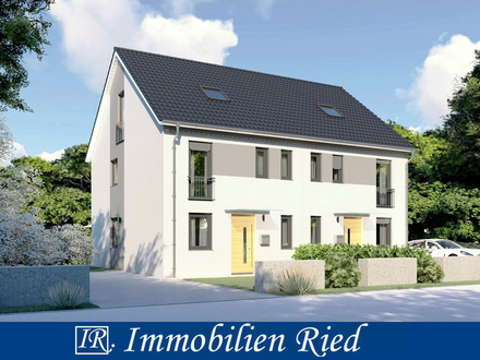 Ruhiger Neubau: Moderne Doppelhaushälfte mit Südausrichtung in grüner Umgebung in München-Freimann