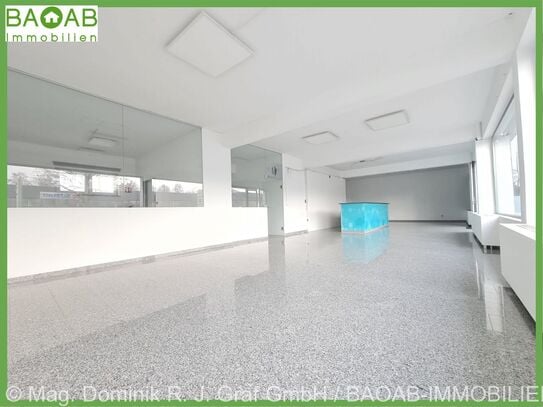 PRAXIS - BÜRO - GESCHÄFTSFLÄCHE | 145m² | TOP-LAGE & SICHTBARKEIT | IDEAL FÜR VERSCHIEDENE KONZEPTE