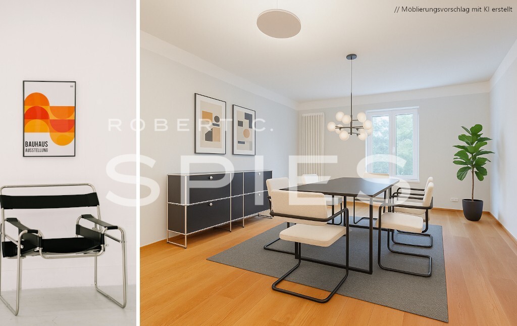 Stilvoll über der Weser - Bauhaus-Penthouse trifft auf Altbau