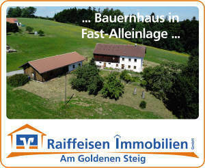 Liebevoll renoviertes Bauernhaus mit Nebengebäude in idyllischer Fast-Alleinlage bei Breitenberg