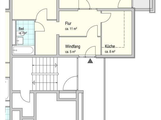 Attraktive Wohnung mit guter Straßenbahnverbindung