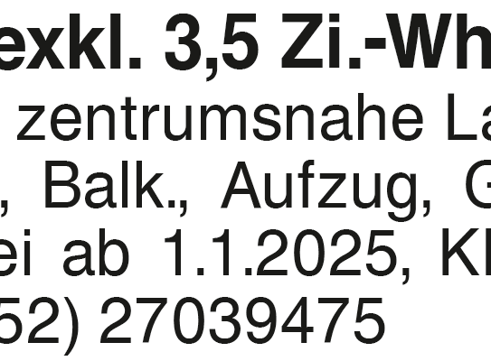 Neuw. exkl. 3,5 Zi.-Whg.