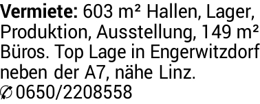 Gewerbe in Engerwitzdorf (4209)