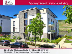 **Erste Reihe in Bingen am Rhein** 3 Neuwertige Luxus-Wohnungen mit Rhein- und Weinbergblick in Bestlage