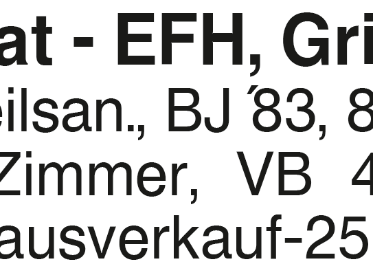 von privat EFH Griesingen