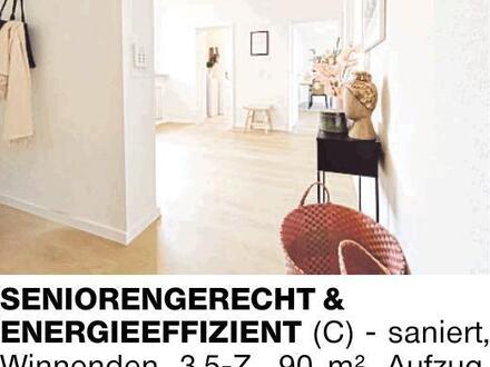 SENIORENGERECHT &
ENERGIEEFFIZIENT (C) - saniert, Winnenden, 3,5-Z., 90...