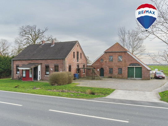 Der Traum vom eigenen Hof - modernisiertes Einfamilienhaus mit großer Scheune in Schortens