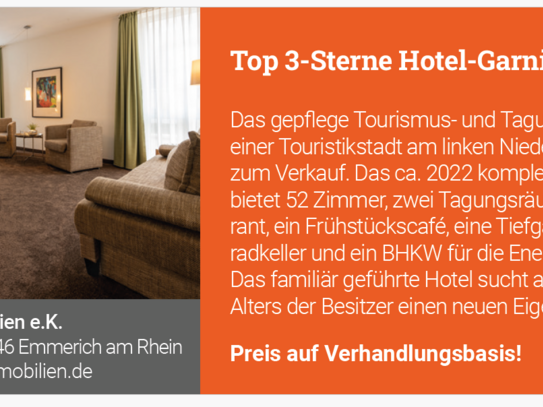 TOP 3 Sterne Hotel Garni zu verkaufen
