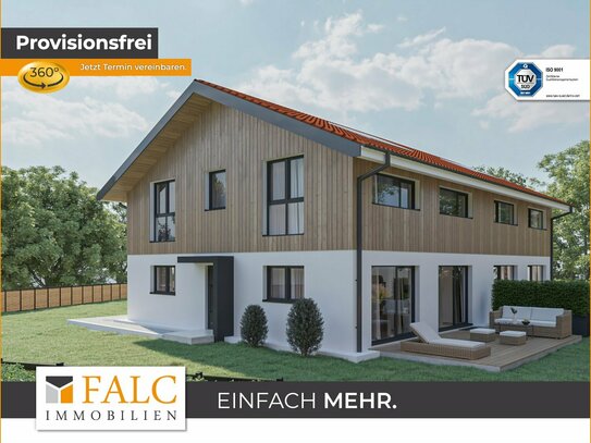 Energieeffizientes Doppelhaus mit traumhafter Alpenkulisse