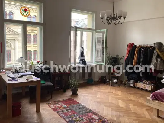 [TAUSCHWOHNUNG] Zwei schöne große Altbau-Zimmer in WG in Leipzig Zentrum-Ost