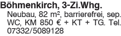Böhmenkirch, 3-Zi.-Whg.