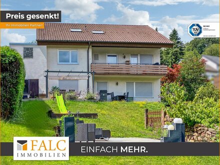 Mehrfamilienhaus Hohenwettersbach gut vermietet und gepflegt, Balkon, Terrasse, Garten, Garage usw.