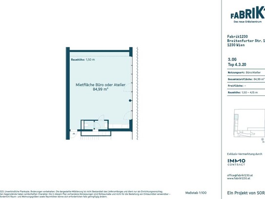 NEU: Atelierfläche für Visionäre und Freigeister - 85 m²