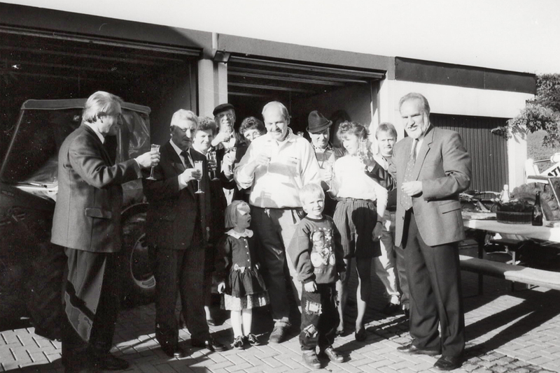 1992: Die Presse berichtet über die Eröffnungsfeier in Mistelfeld und stellt den Betrieb RAUCH Garten- und Landschaftsbau vor.