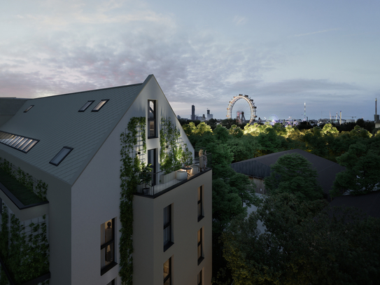 Atemberaubende 2-Zimmer-Wohnung mit großzügigem Balkon | am Grünen Prater