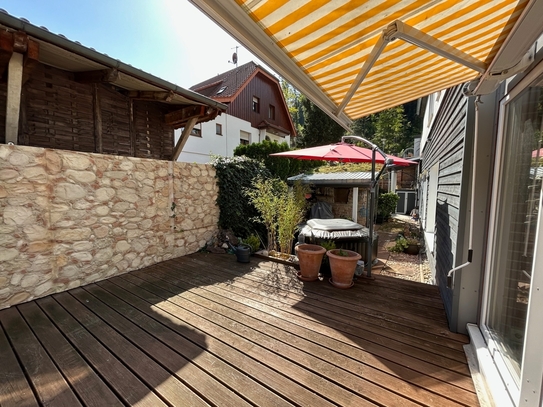 Terrassenwohnung Glücksbote! Traumhafte Loftwohnung mit Außensauna in ruhiger Lage von Bad Herrenalb