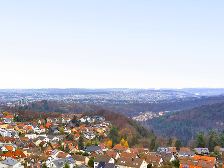 Traumlage in Büchenbronn: Bauplatz mit Panoramablick über Pforzheim im begehrten Neubaugebiet
