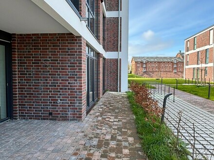 Tolle kleine Neubauwohnung mit Blick auf die Mühle in Norden! KfW 40! Erdwärme!