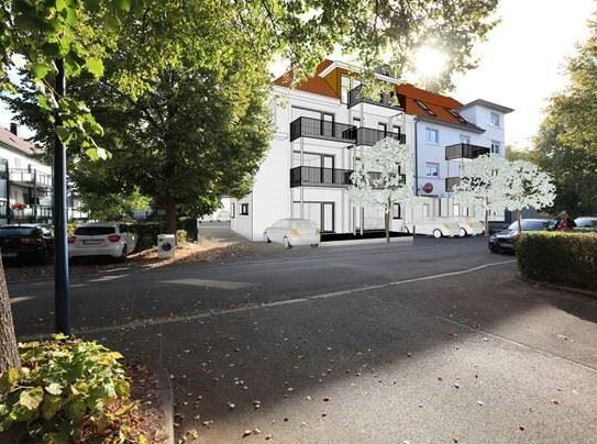 Moderne, stadtnahe 2-Zimmer-Neubau-Wohnung mit Terrasse