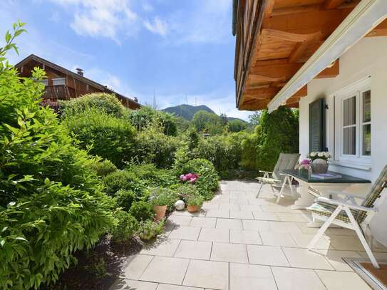 Elegante Gartenwohnung in begehrter Lage von Rottach-Egern