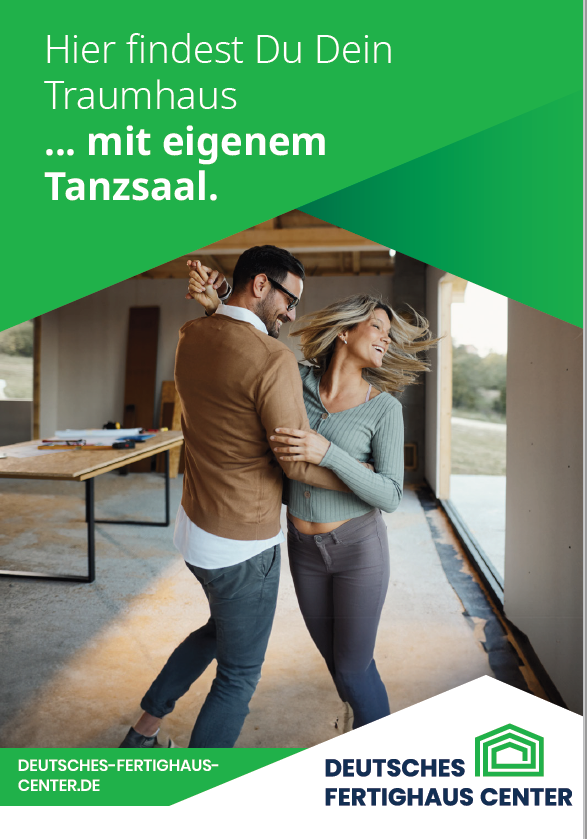 Tanzendes Pärchen in ihrem neuen Zuhause.