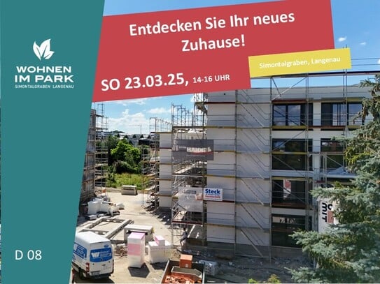 2-ZIMMER ETW IM 1. OG MIT BALKON - "WOHNEN IM PARK" IN LANGENAU