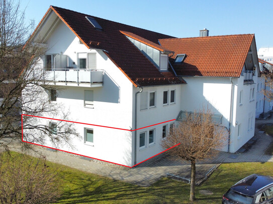 Ebenerdige Büro/Praxisräume mit 3 Behandlungsräumen und zwei Stellplätzen in Biberach Birkendorf