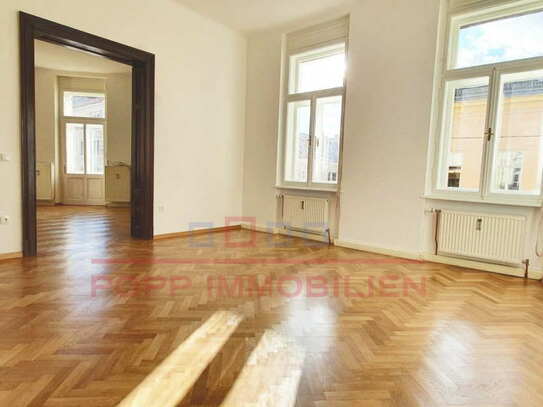 Brockmanngasse: Großzügige 3-Zimmer-Altbauwohnung mit Balkon