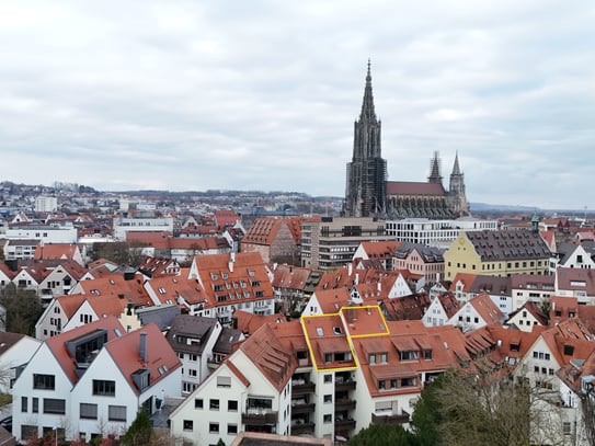 CHARMANTE MAISONETTE-WOHNUNG IM HERZEN DES ULMER FISCHERVIERTELS