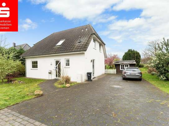 Freistehendes Einfamilienhaus in solider Bauweise der Jahrtausendwende in grüner Lage von Vollersode