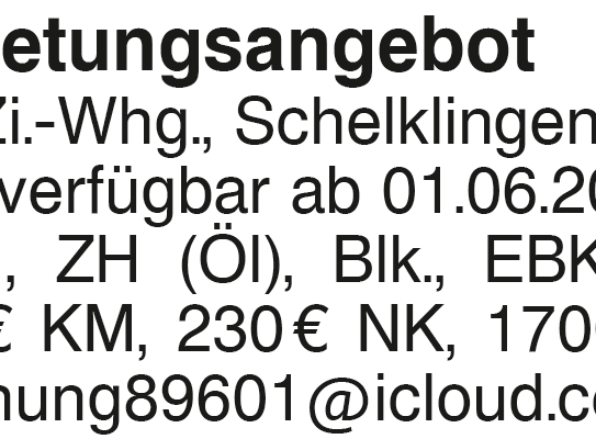 Vermietungsangebot