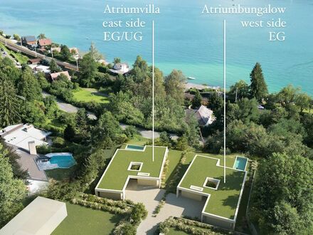 Projekt Lake Residence 9201: High-End Atrium-Villa in erhöhter Lage - fantastischer See- & Bergblick