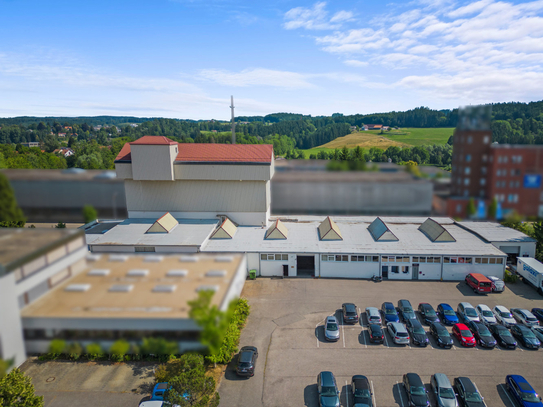 Wangen - Gewerbegebiet "Atzenberg" Multifunktionale Gewerbehalle mit Bürotrakt